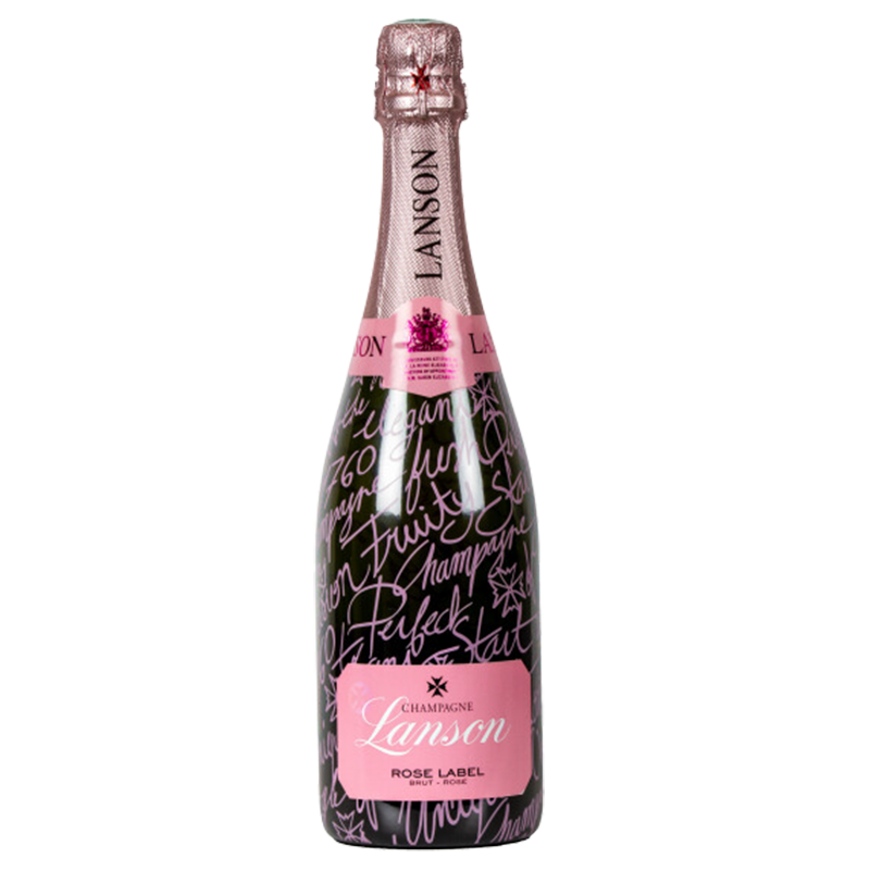 Lanson Pink Label Limited Edition Brut Rosé Champagne